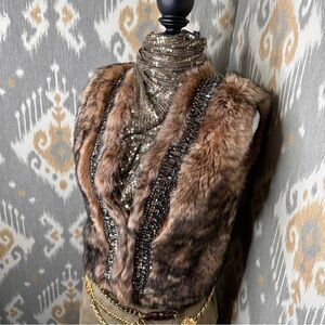 Ralph Lauren Collection * Fall ‘15? Lamb Shearling Embellished Vest